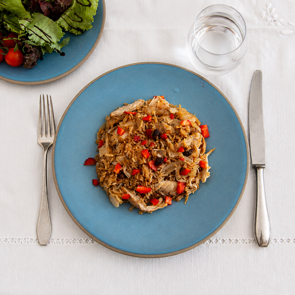 Arroz Árabe com Frango